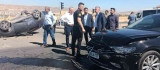 AK Parti Elazığ İl Başkanı Yıldırım'ın bulunduğu araç kaza yaptı