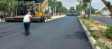Ambar Mahalle yoluna sıcak asfalt serimi gerçekleştirildi