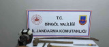 Bingöl'de kaçak kazıya suçüstü: 4 gözaltı