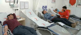Dicle'de vatandaşlar Kızılay'a kan bağışında bulundu