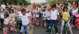 Diyarbakır'da 280 çocuk sağlık için pedal çevirdi