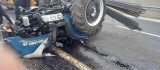Diyarbakır'da demir taşıyan traktör devrildi: 1 yaralı