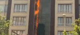 Diyarbakır'da korkutan yangın apartmanı sardı
