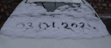 Elazığ'a yeni yılın ilk karı düştü