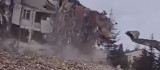 Elazığ'da 4 katlı bina korna sesi ile yıkıldı