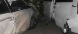 Elazığ'da kaza yapan otomobiller, ATM'ye daldı: 2 yaralı