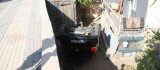 Elazığ'da otomobil bahçeye uçup ters döndü: 4 yaralı