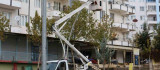 Ergani'de aydınlatma direkleri onarıma alındı