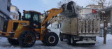 Karlıova'da 2 ayda 6 bin kamyon kar ilçe dışında taşındı