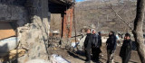 Kaymakam Yılmaz, depremde hasar gören evleri inceledi
