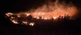 Malatya'da meyve bahçelerinin bulunduğu dağlık alanda yangın