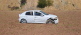 Malatya'da otomobil şarampole devrildi: 1 yaralı
