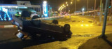 Malatya'da otomobil takla attı: 1 yaralı