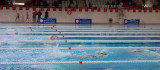Malatya'da yeni yapılan havuzda ilk yüzme müsabakası yapıldı