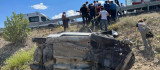 Şarampole uçan araçta 3 kişi yaralandı