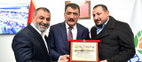 Şire pazarı esnaflarından Başkan Gürkan'a teşekkür ziyareti