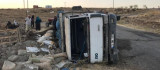 Tunceli'de kamyon yan yattı: 1 yaralı