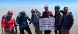 Tuncelili dağcılar Süphan'a tırmandı