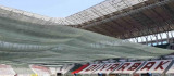 Yeni Diyarbakır Stadyumu çimleri sıcaklara karşı gölgeleme yöntemiyle korunuyor